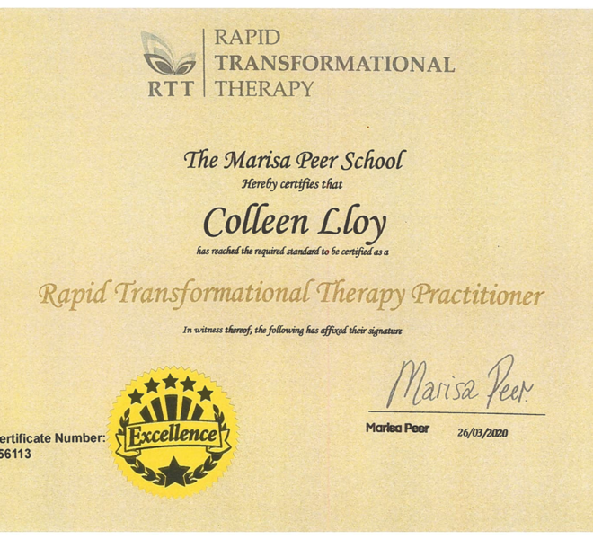 RTT Certificate